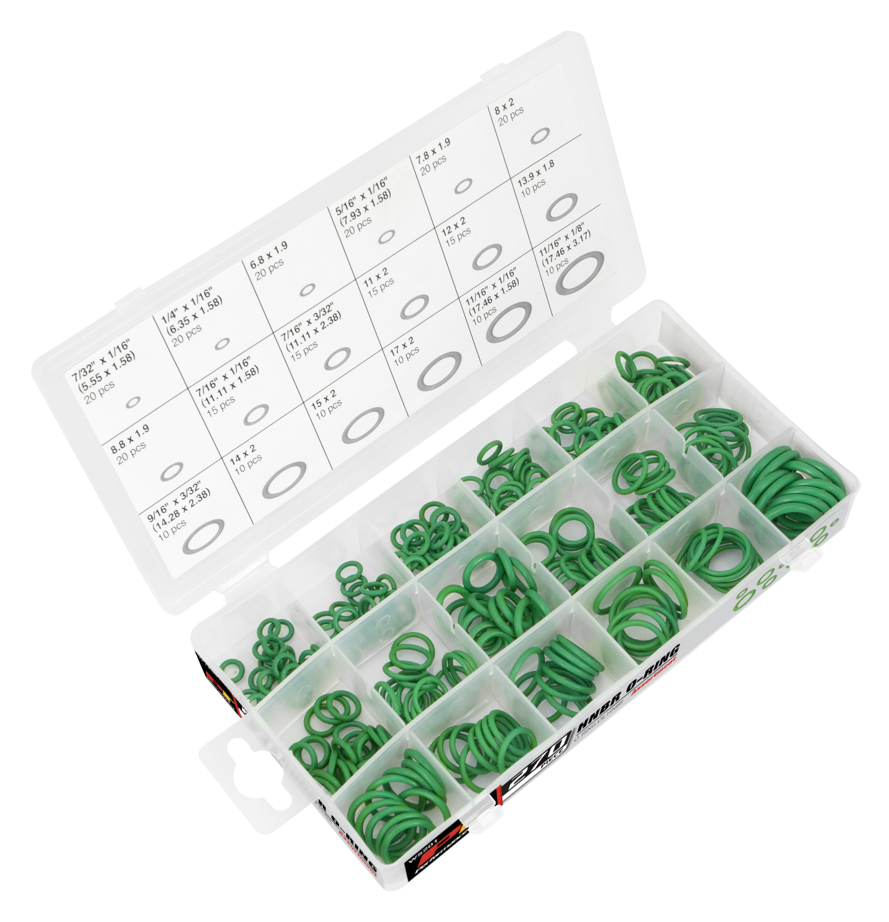 ENS. O-RING HNBR 270PC - Récréashop