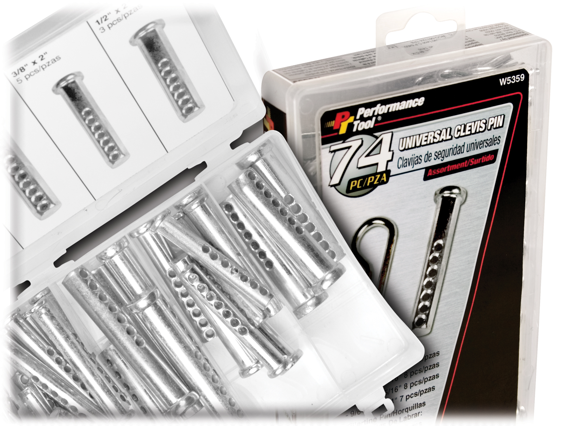 CLEVIS PINS UNIVERSEL 74PC - Récréashop