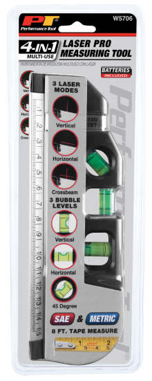 OUTIL DE MESURE 4 EN 1 LASER PRO - Récréashop