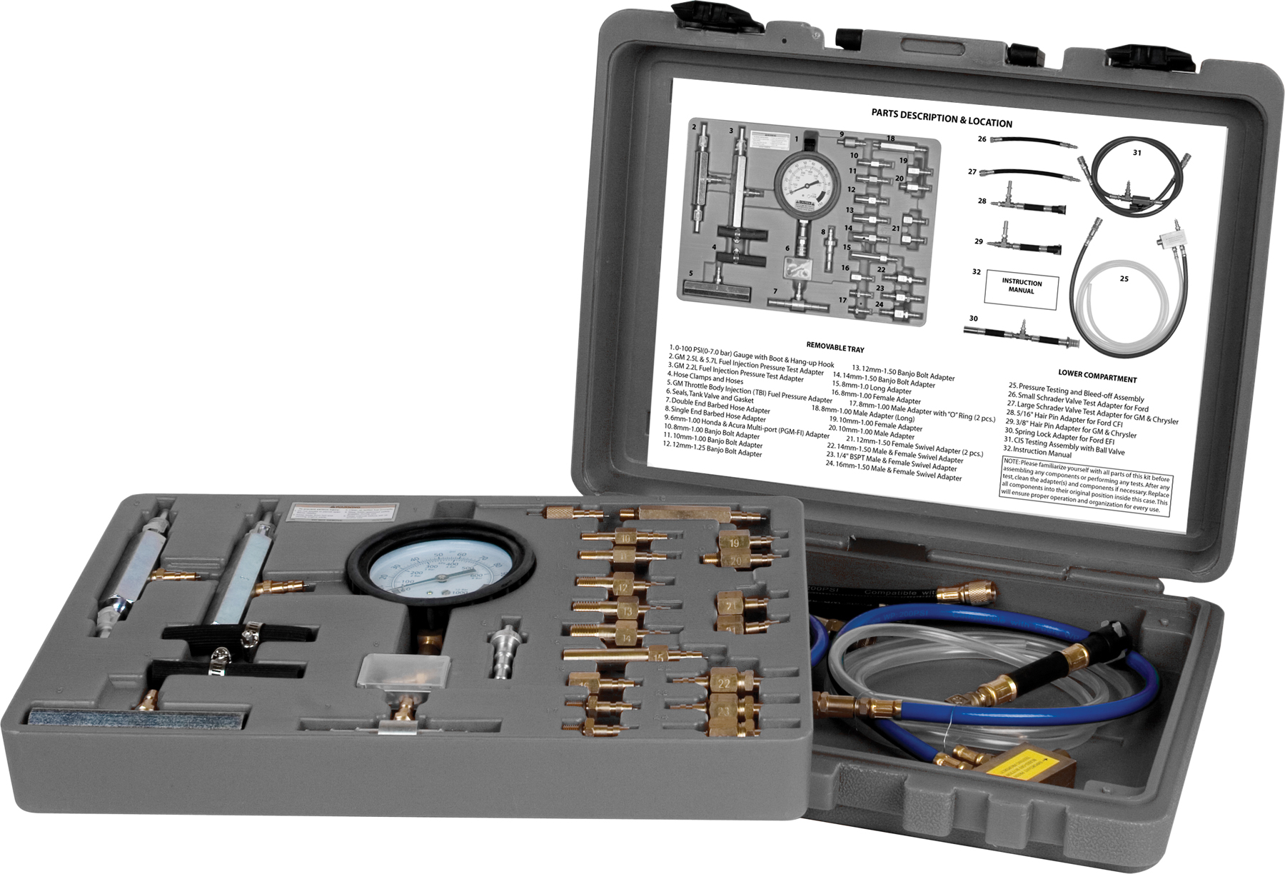 MASTER FUEL INJECTION TEST KIT - Récréashop