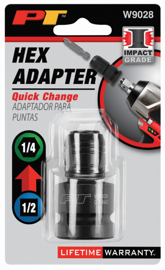 ADAPTATEUR HEX IMPACT 1/4" X 1/2" - Récréashop