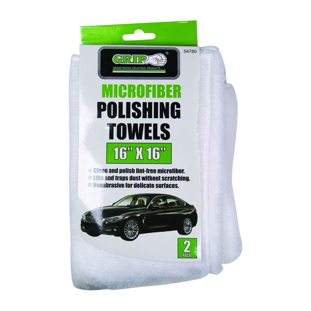 SERVIETTES DE POLISSAGE EN MICROFIBRE 16"x16" - Récréashop
