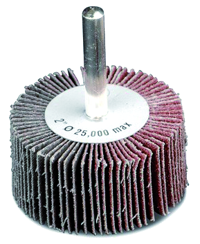 DISQUE A LAMELLE 2"x1"x1/4" ALU.OXIDE FLEX. 60 GRIT - Récréashop