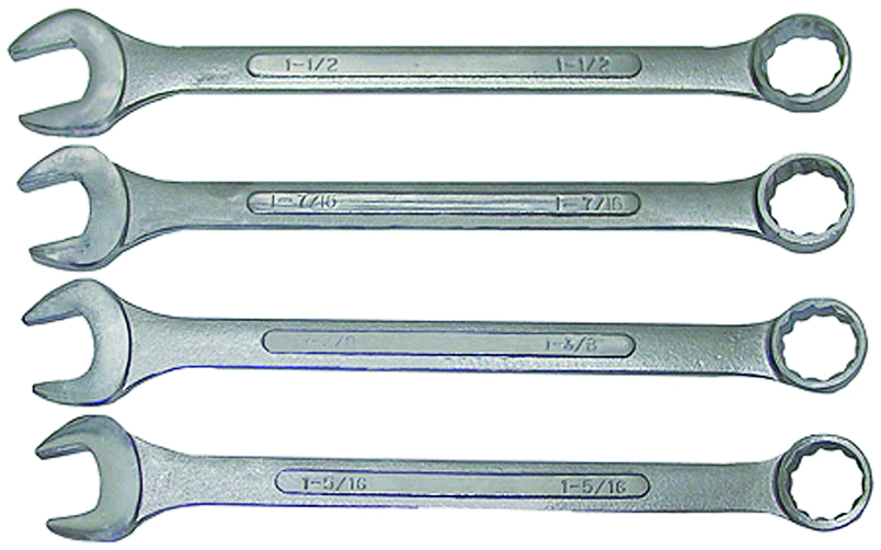 JUMBO SAE 4 PCE COMBINATION WRENCHES - Récréashop