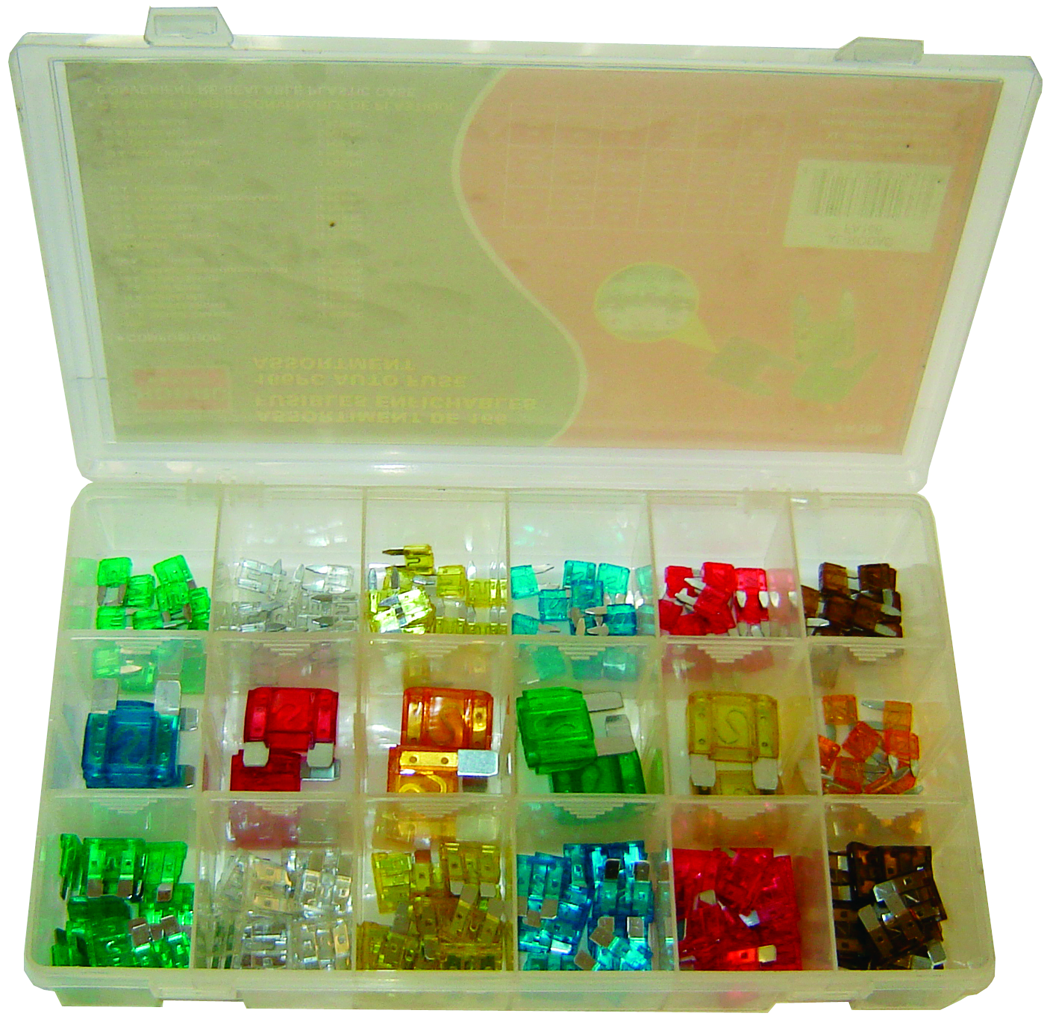 ASSORTIMENT DE FUSIBLES 166 PC - Récréashop