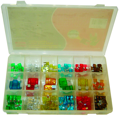 ASSORTIMENT DE FUSIBLES 166 PC - Récréashop