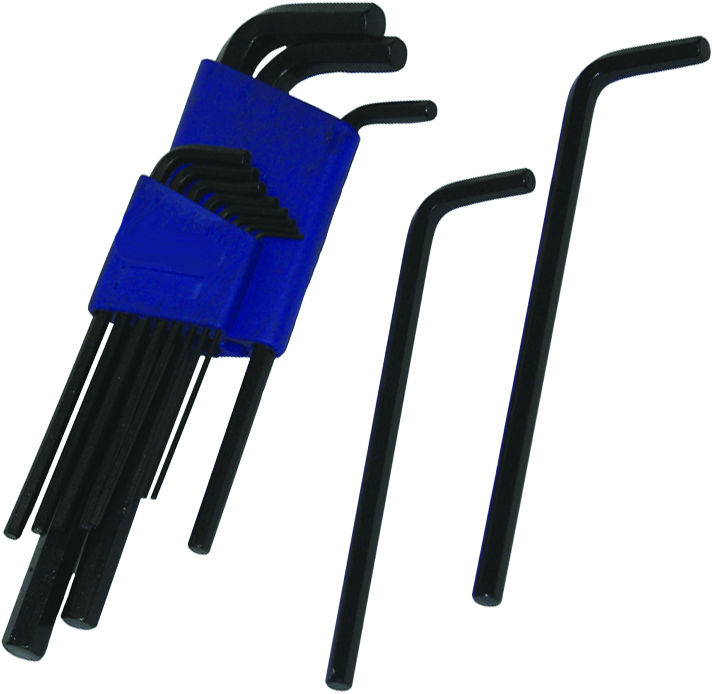 ENSEMBLE DE CLES HEXAGONALES NOIR SAE 13pcs - Récréashop