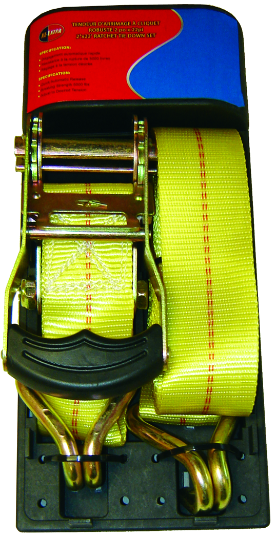 RATCHET STRAP 2 X 22' 5000L - Récréashop