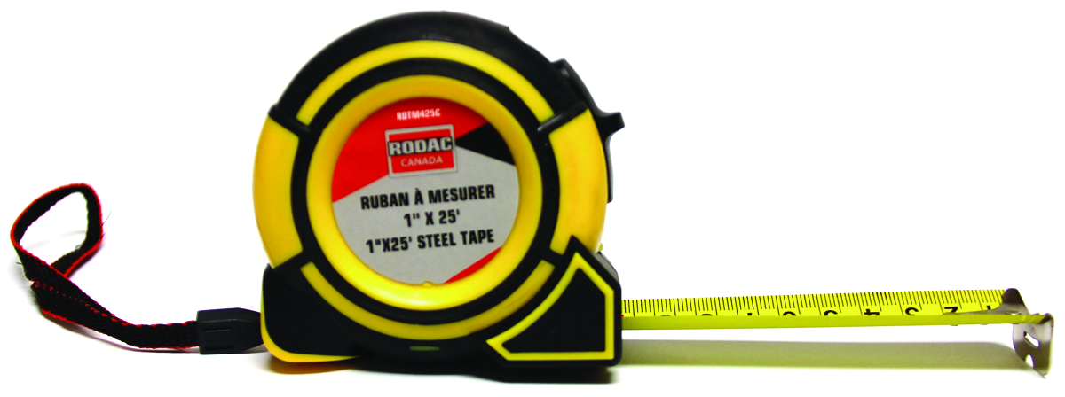 RUBAN A MESURER 1"X25' SAE/MET - Récréashop