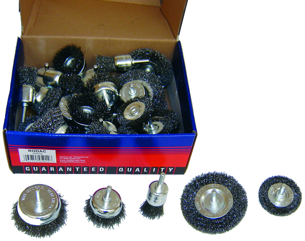BROSSES CIRCULAIRE 30 PCS - Récréashop