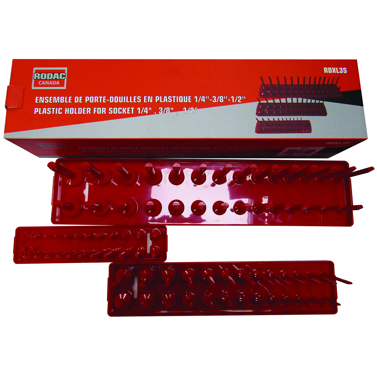 PORTE-DOUILLES SAE 3 PCES  1/4 - Récréashop