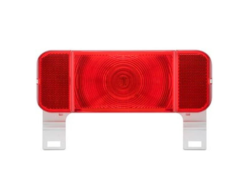 2 Feux De Remorque LED TecNiq 6 Pouces Ovales - Stop/Tour/Arrière/Recul, Rouge Et Blanc, Montage Surface