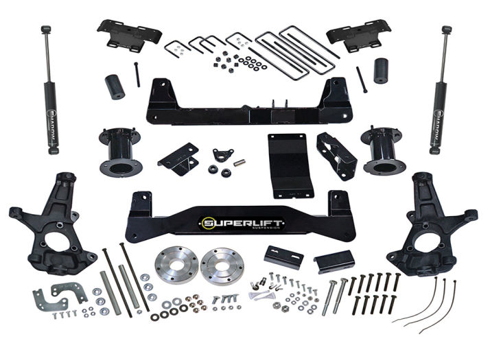 Lift Kit, 6.5in Superlift Silv/Sierra 1500 14-16 - Récréashop