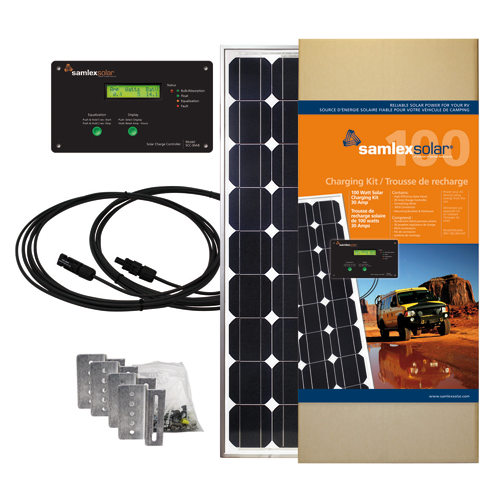 KIT CHARGEUR SOLAIRE 100W - Récréashop