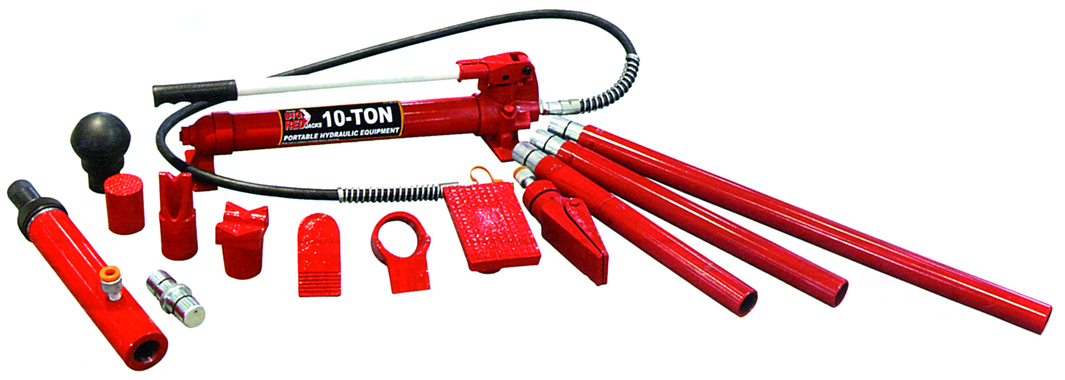 EQUIPEMENT HYDAULIQUE PORTABLE 10 TONNE - Récréashop