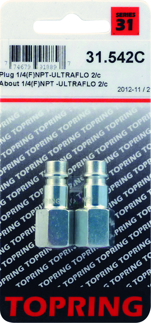 Embout (ULTRAFLO) 1/4(F)NPT 2pcs/c - Récréashop