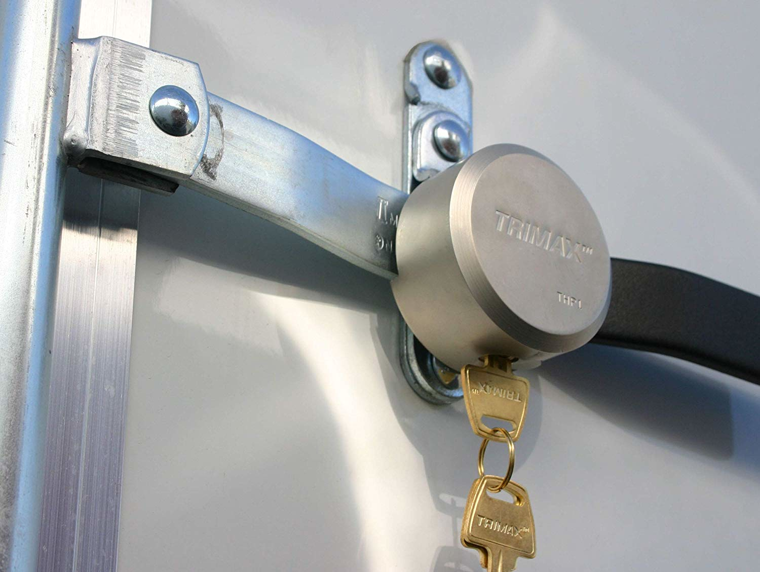 BARRURE DE PORTE, RONDELLE, ARGENT SOLIDE, ALUMINIUM - Récréashop