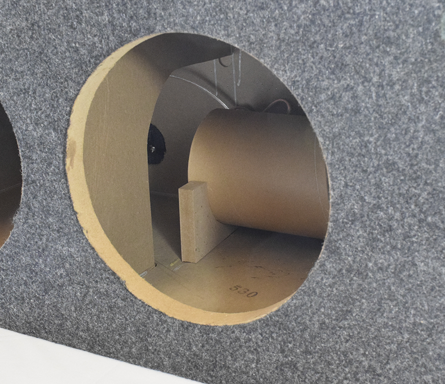 Boite caisson de basses  2 x 10" porté 2.4cf avec cable - Récréashop