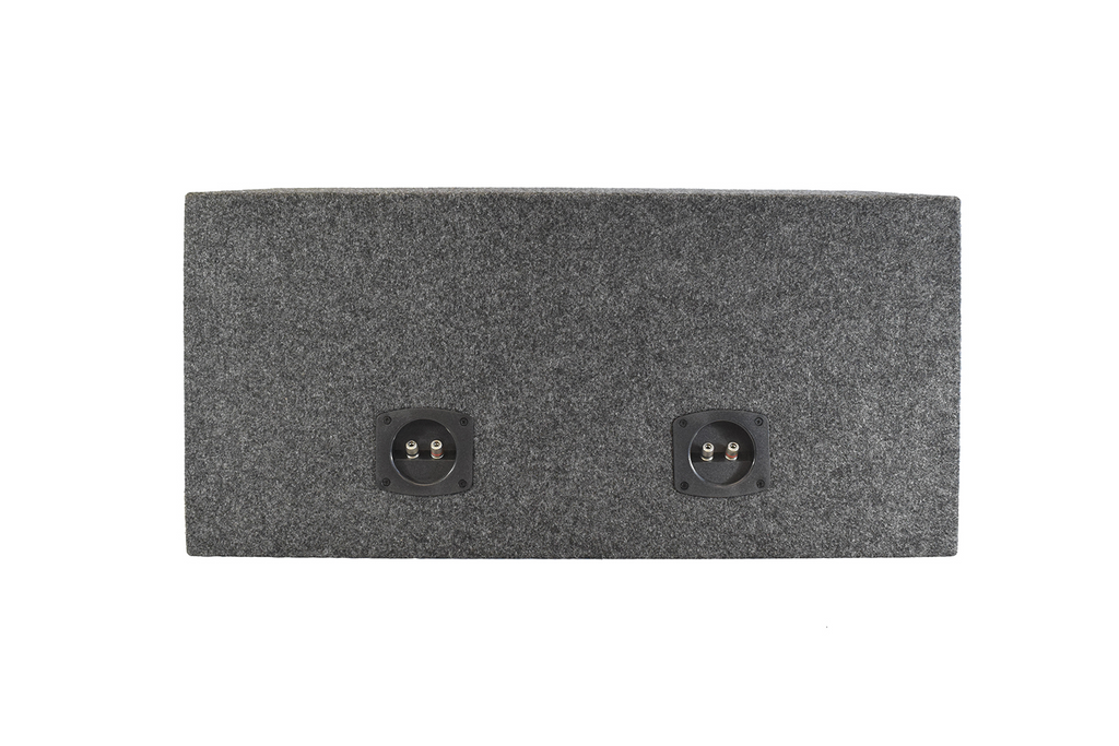 Boite caisson de basses  2 x 10" porté 2.4cf avec cable - Récréashop