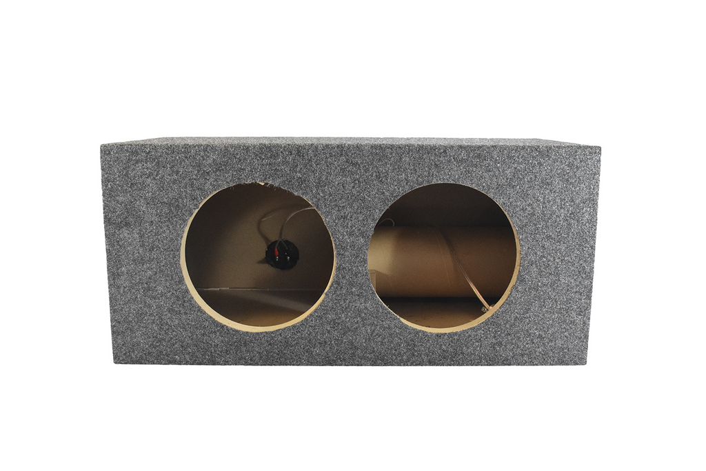 Boite caisson de basses  2 x 12" porté 3.5cf avec cable - Récréashop