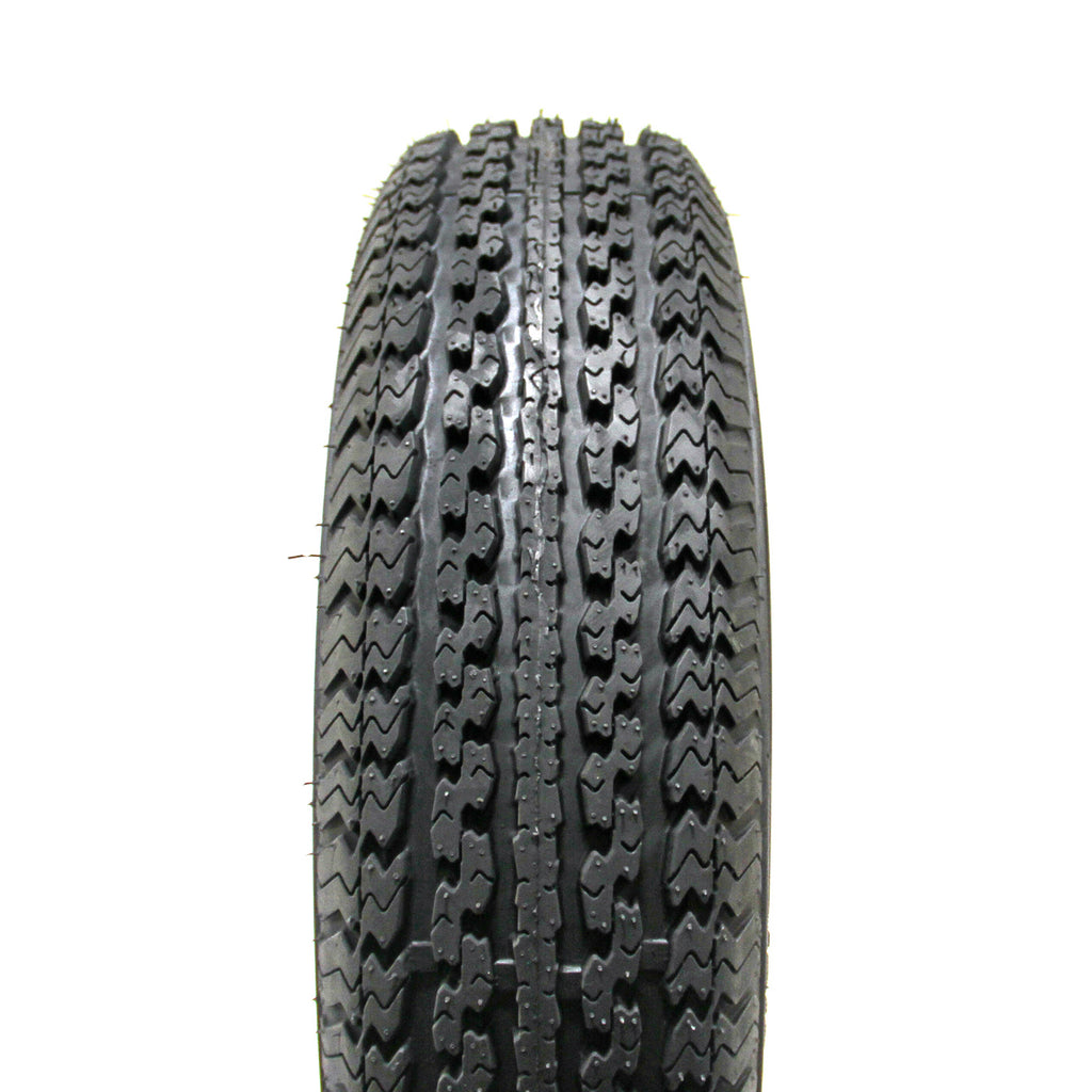 Pneu radial ST145R12 10 plis LRE 1520 lbs Sterling et jante 12" 4 trous galvanisée - RecreaShop