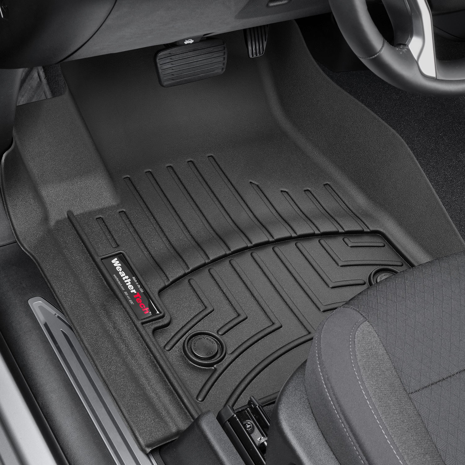 TAPIS AVANT NOIR CHEV.SILV/SIERRA 1500 CREW CAB 2019 - Récréashop