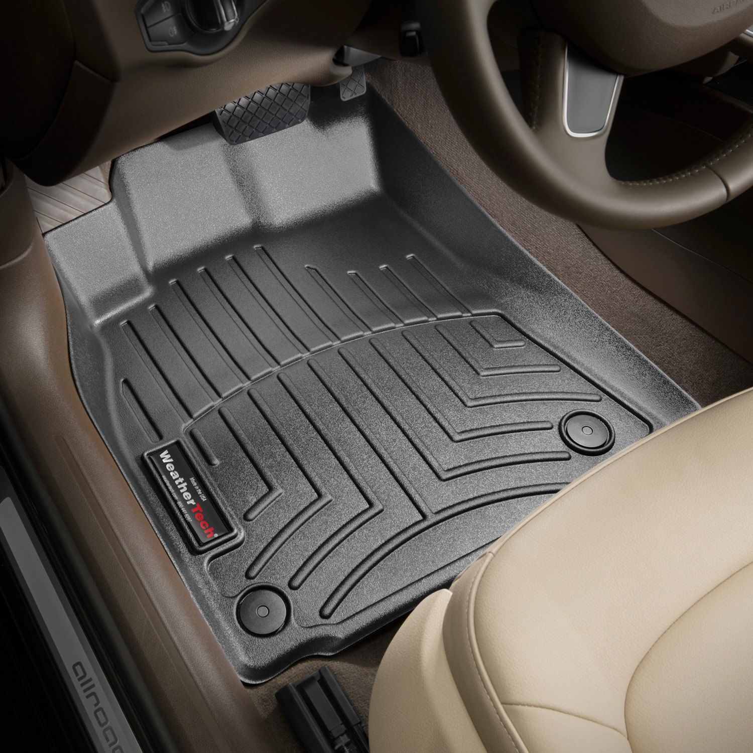Tapis Avant Noir Audi A4/S4/Rs4 09-16 - Récréashop