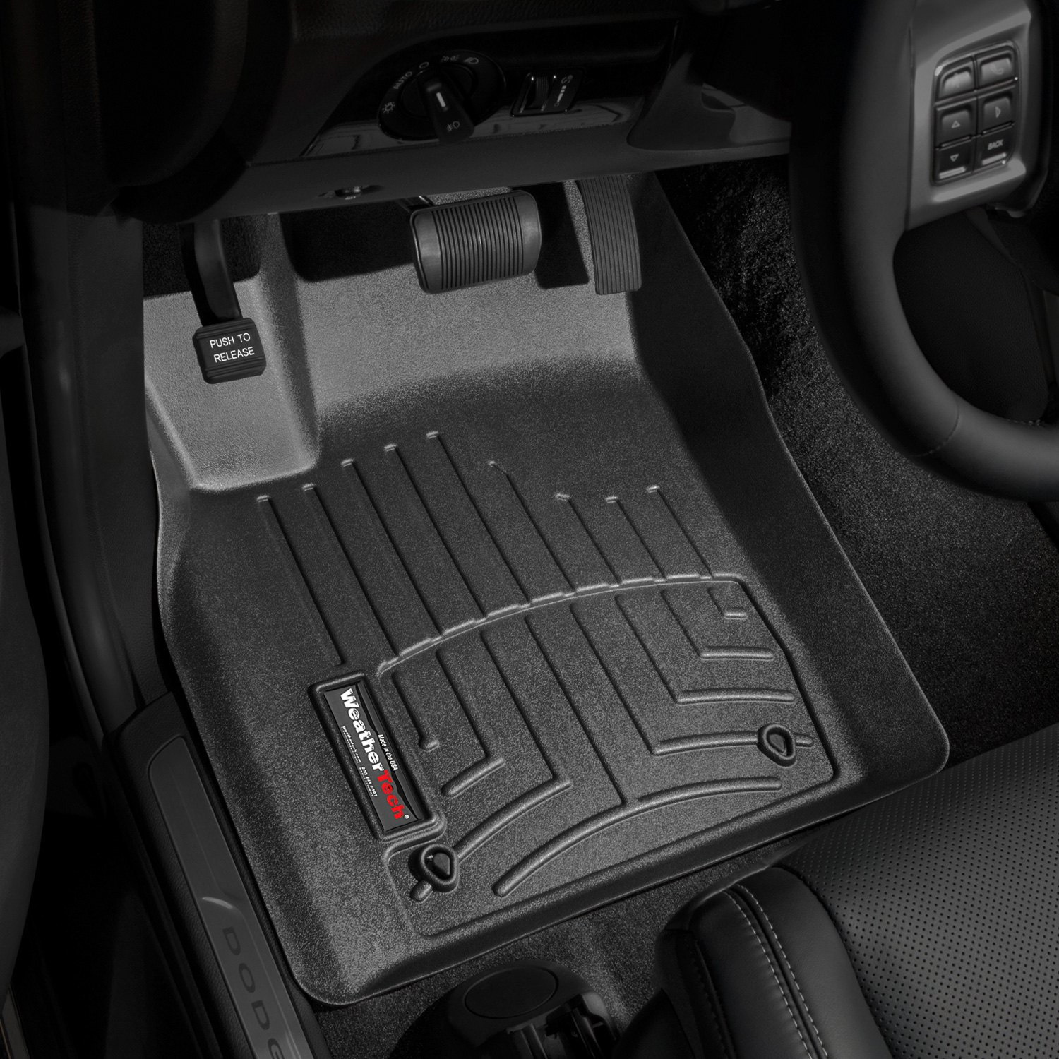 Tapis Avant Noir Gr.Cherokee 11-12 - Récréashop