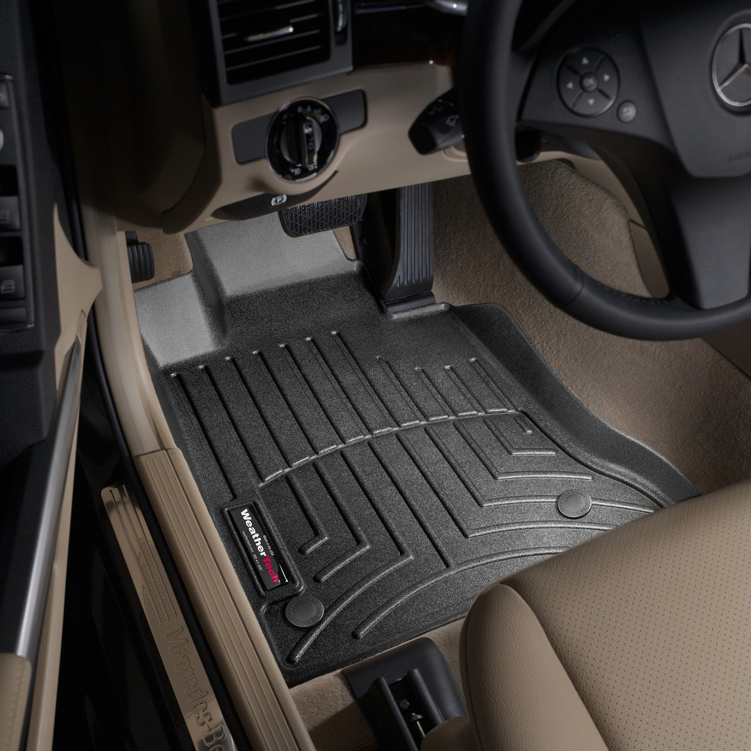 Tapis Avant Noir Merc.Glk-Class 13-15 - Récréashop