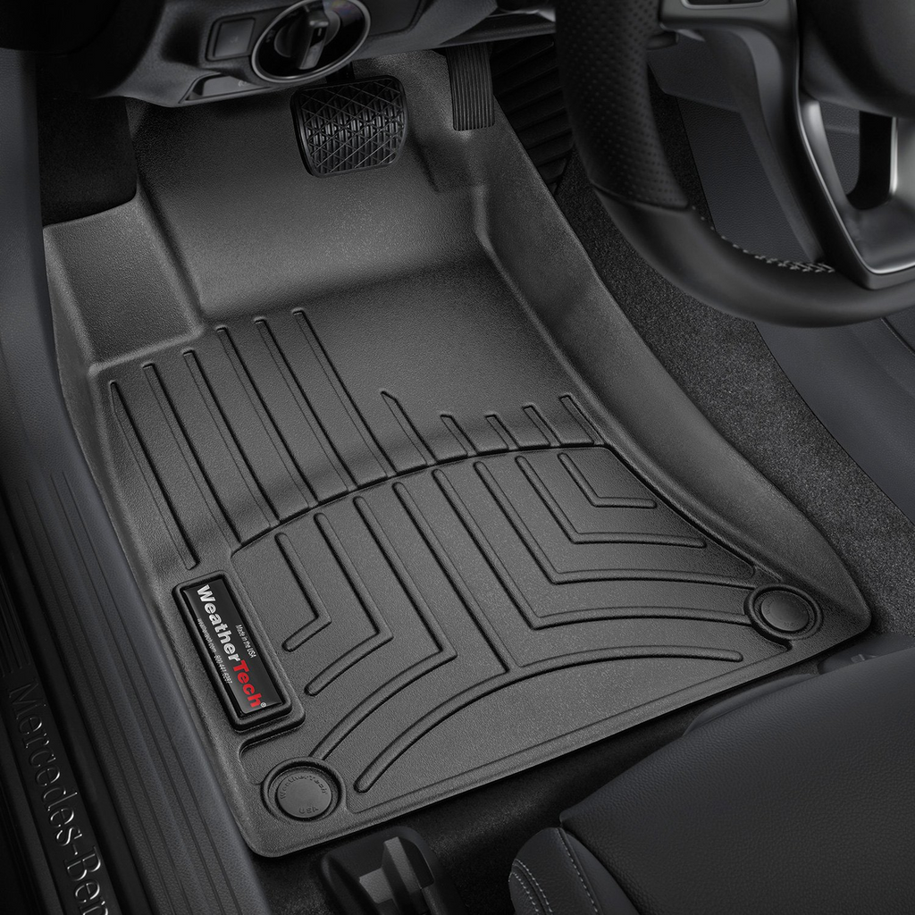 Tapis Avant Noir Merc.Cla-Class 14-19 - Récréashop