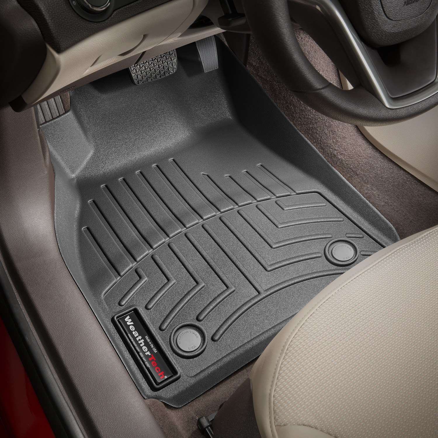 Tapis Avant Noir Malibu 13-15 - Récréashop