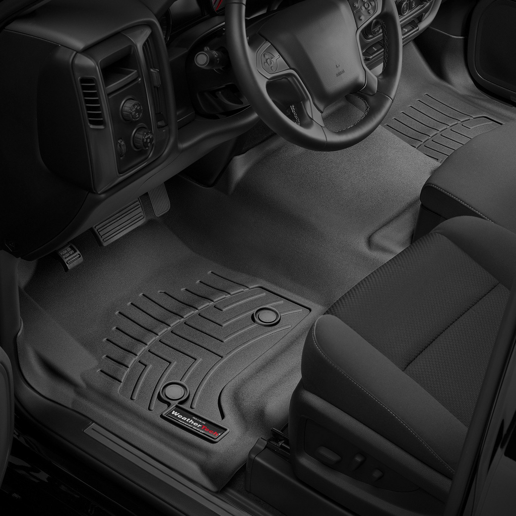 Tapis Avant Noir Silverado Dbl/Crew Cab 14-19 - Récréashop