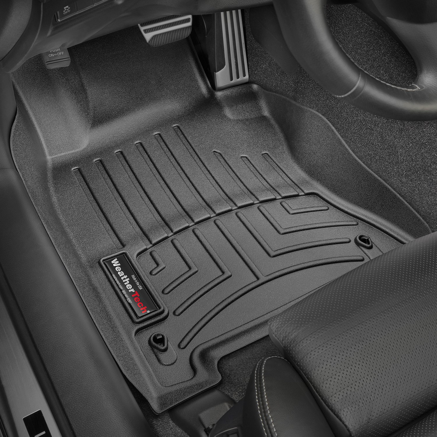 Tapis Avant Noir Infinity Q50 14-17 - Récréashop