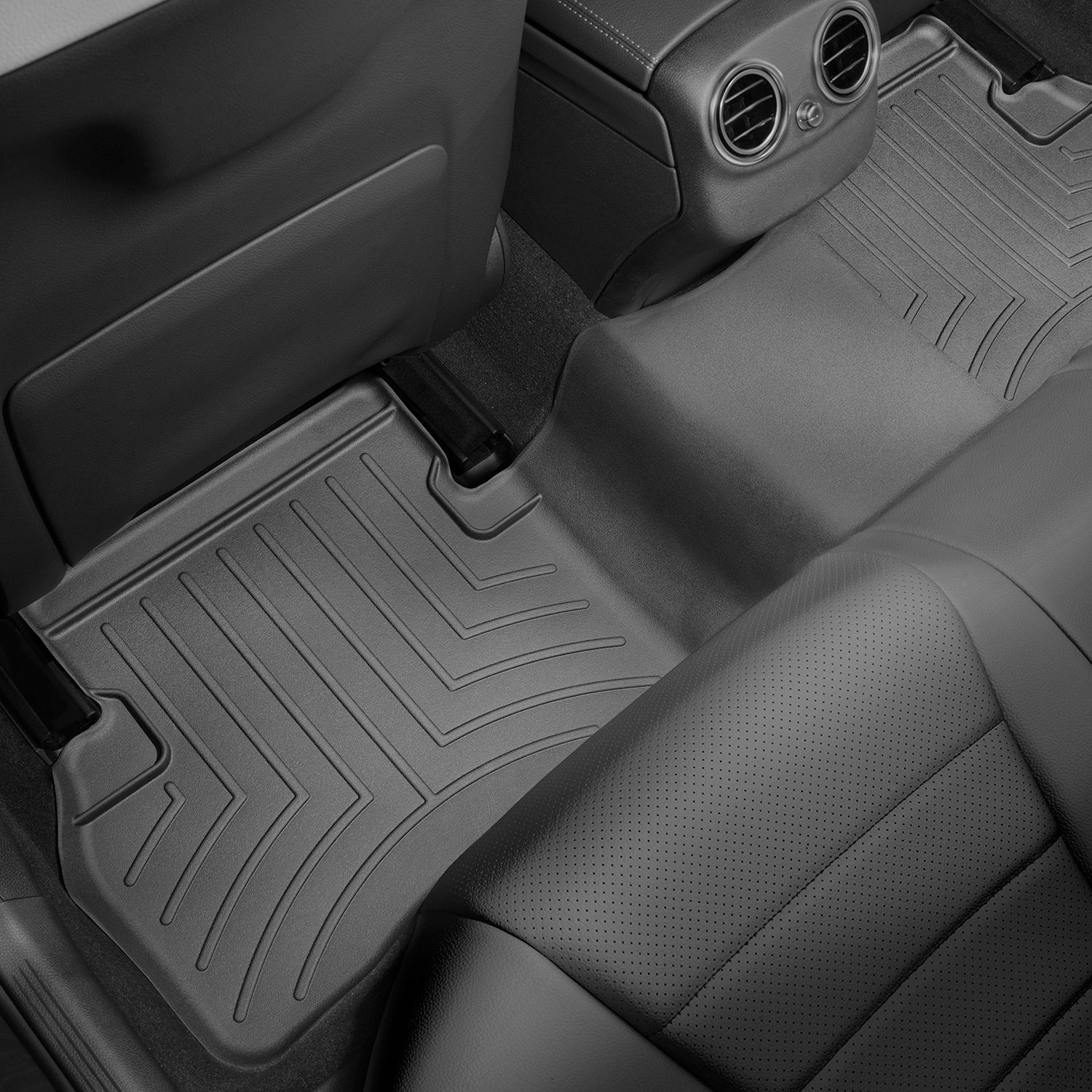 Tapis Arriere Noir Merc.C-Class 15-19 - Récréashop