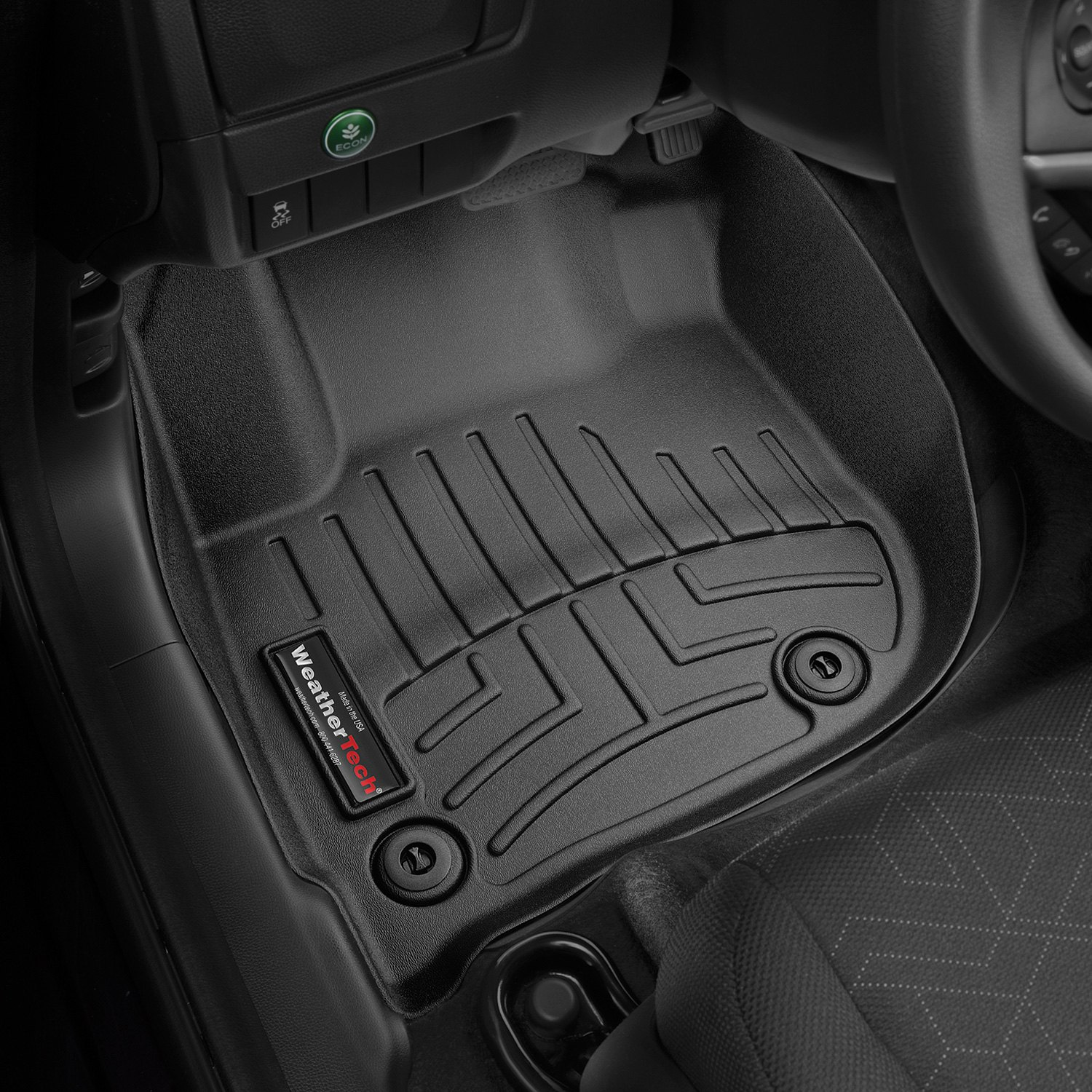 Tapis Avant Noir Honda Fit 15-19 - Récréashop