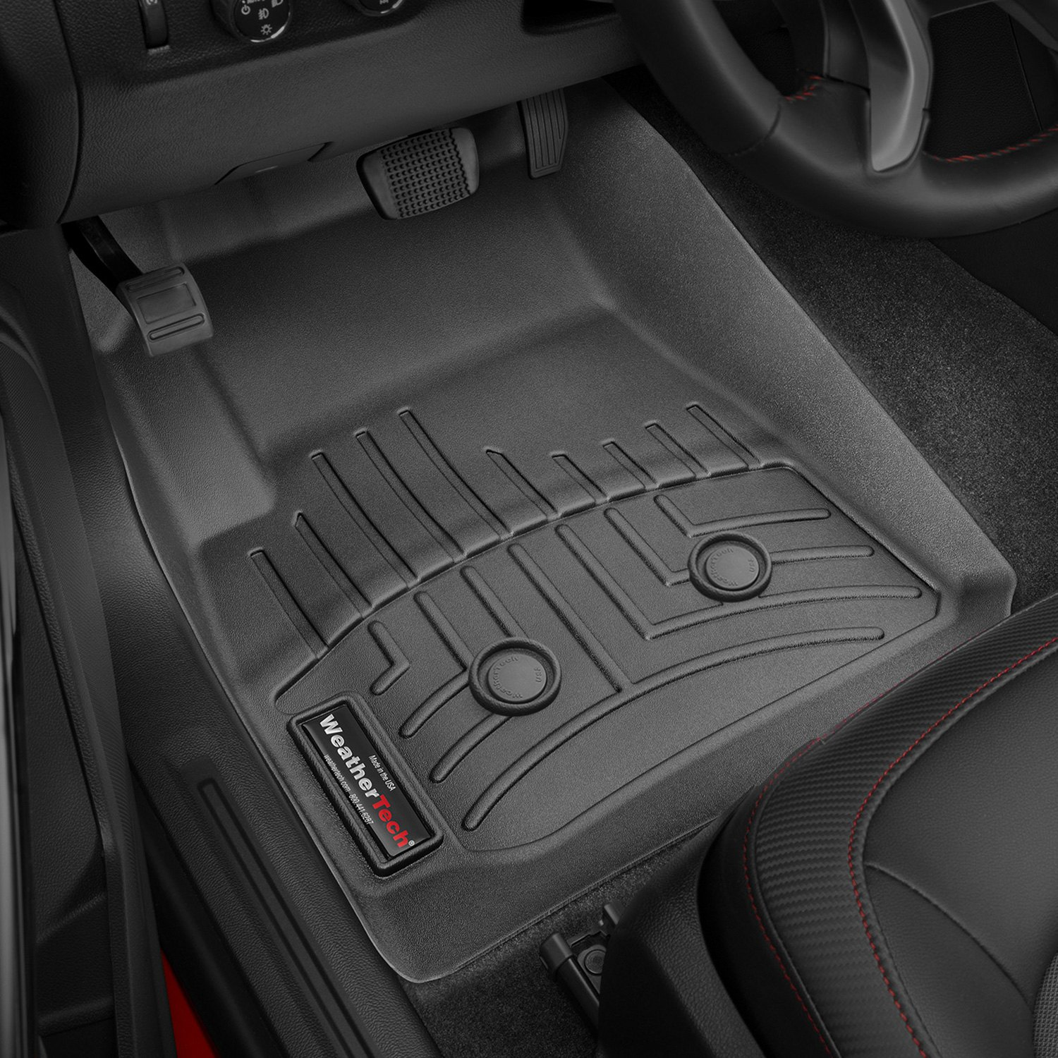 Tapis Avant Noir Chev/Canyon C.Cab 15-19 - Récréashop