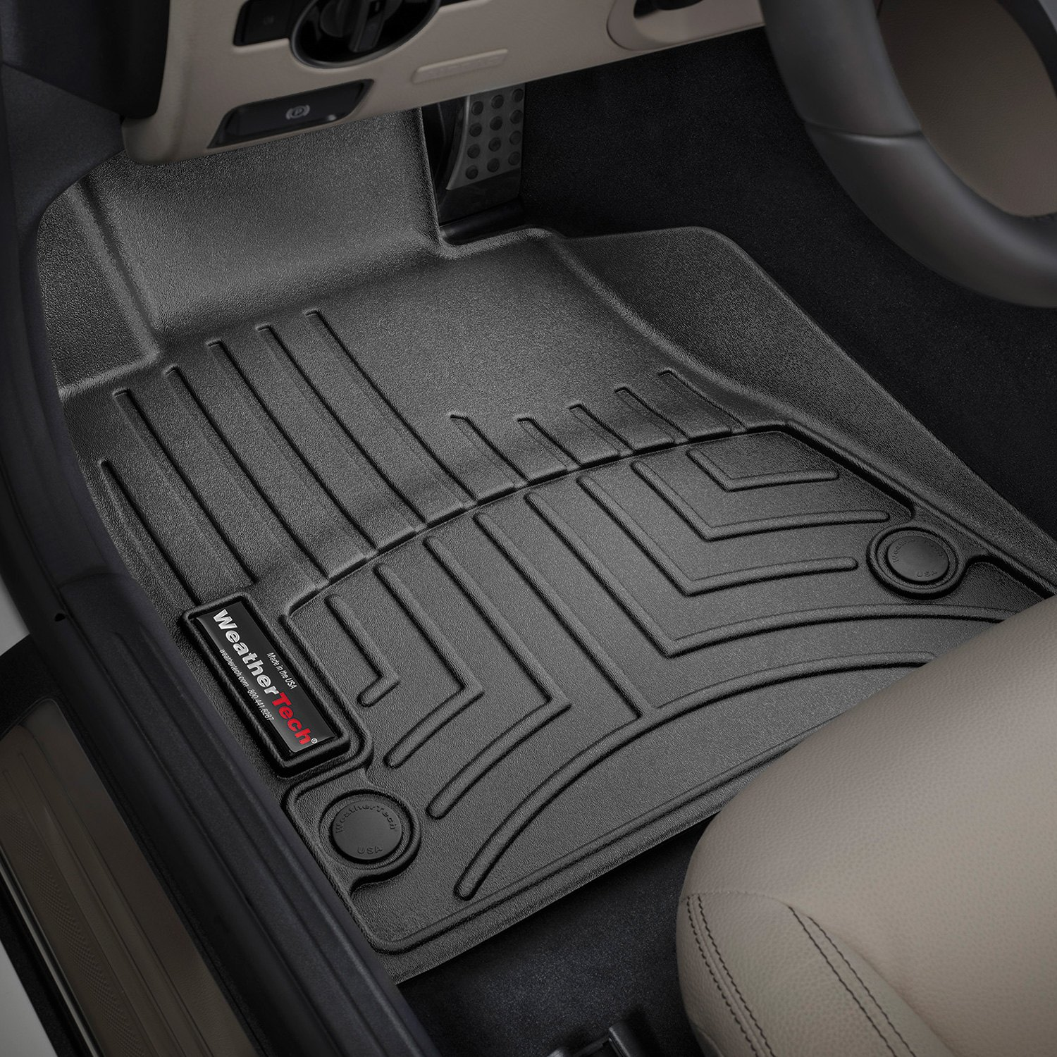 Tapis Avant Noir Fiat 500X 16-19 - Récréashop