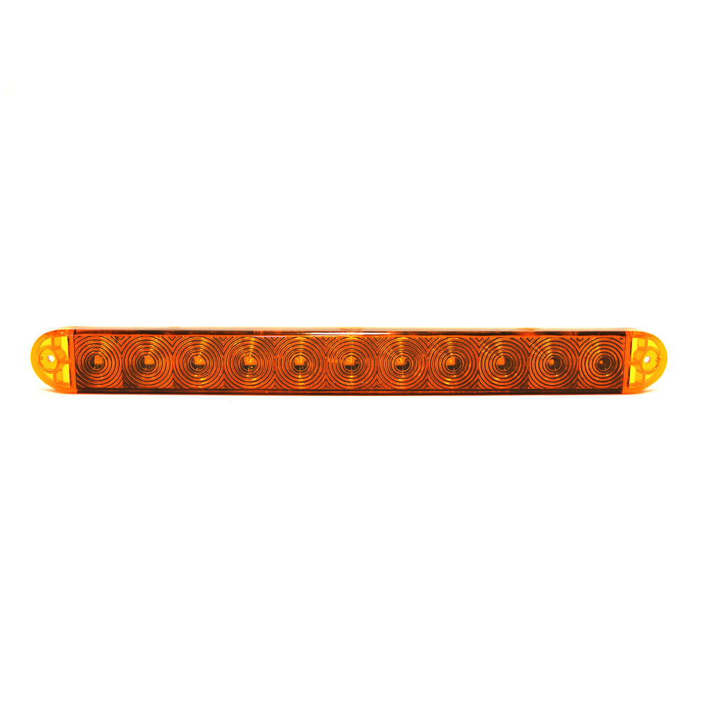 Barre de lumières LED 15 1/2" x 1 5/8" x 3/4" ambre 11 diodes - RecreaShop