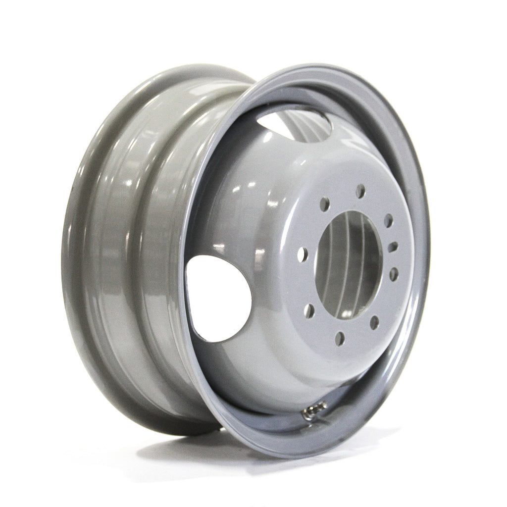 Jante 16" x 6" 8 trous 3500 lbs double grise - RecreaShop
