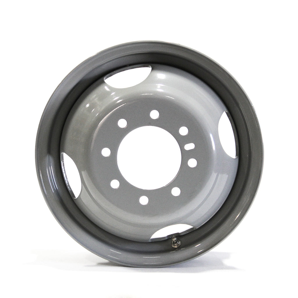 Jante 16" x 6" 8 trous 3500 lbs double grise - RecreaShop