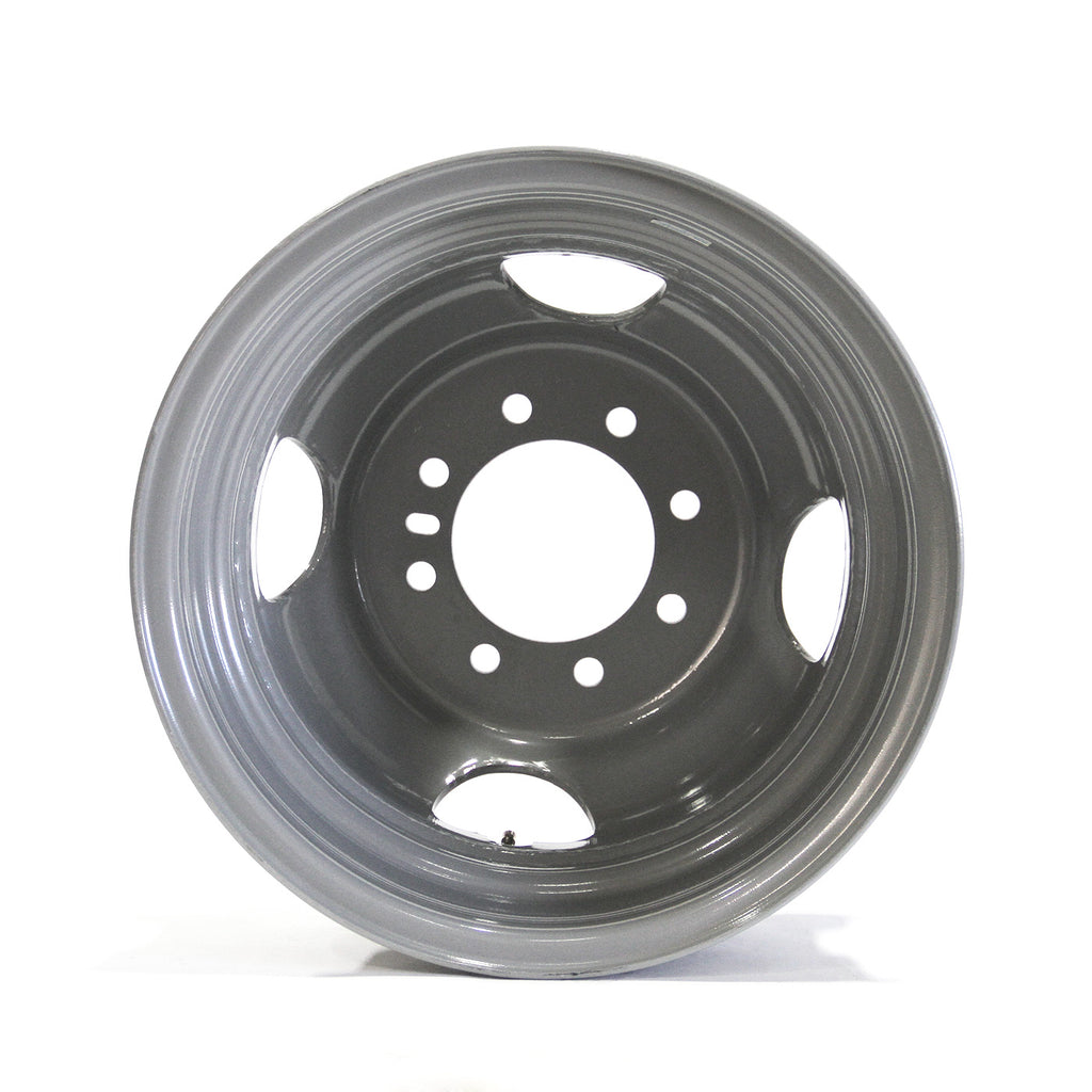 Jante 16" x 6" 8 trous 3500 lbs double grise - RecreaShop