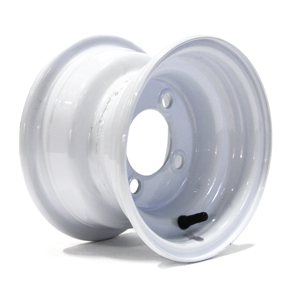 Jante 8" x 5 3/8" 4 trous 1072 lbs blanche - RecreaShop