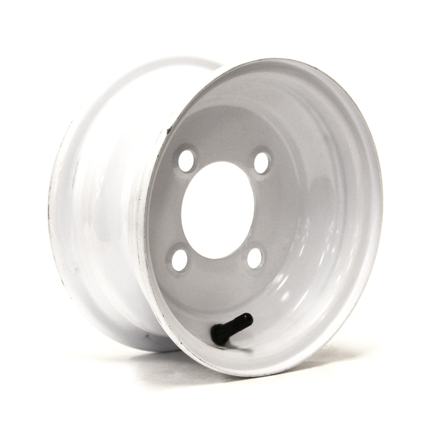 Jante 8" x 3 3/4" 4 trous 1072 lbs blanche - RecreaShop