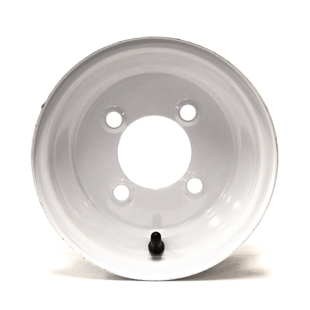 Jante 8" x 3 3/4" 4 trous 1072 lbs blanche - RecreaShop