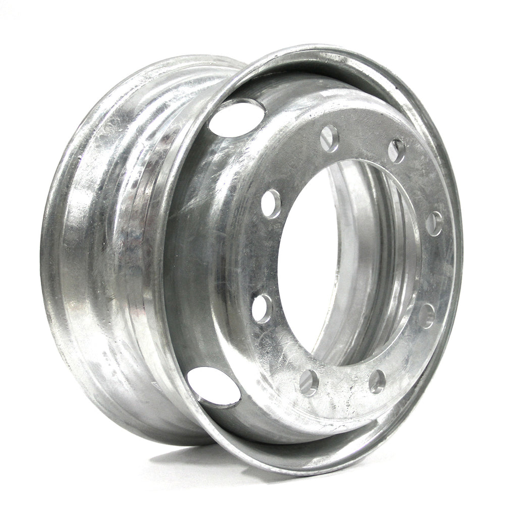 Jante 17 1/2" x 6 3/4" 8 trous 5675 lbs double galvanisée (essieu 15K) - RecreaShop
