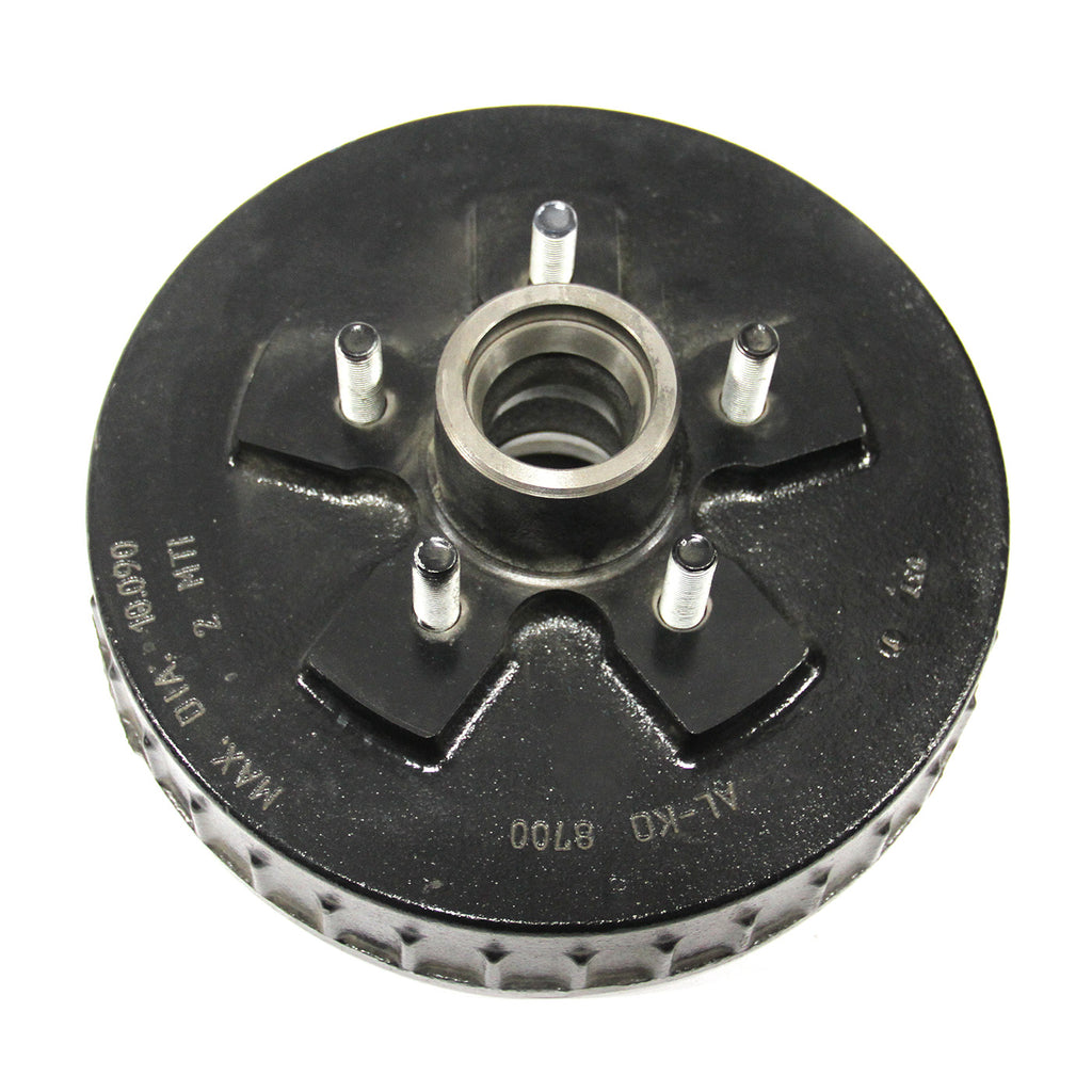 Tambour 10" x 1 3/4" 5 goujons 1/2" B.C. 4,5" 3,5K à graisse seul AL-KO - RecreaShop