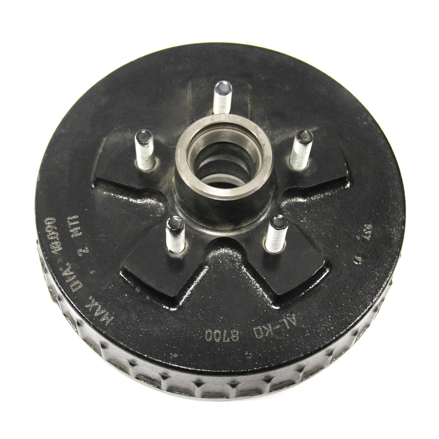 Tambour 10" x 1 3/4" 5 goujons 1/2" B.C. 4,5" 3,5K à graisse seul AL-KO - RecreaShop