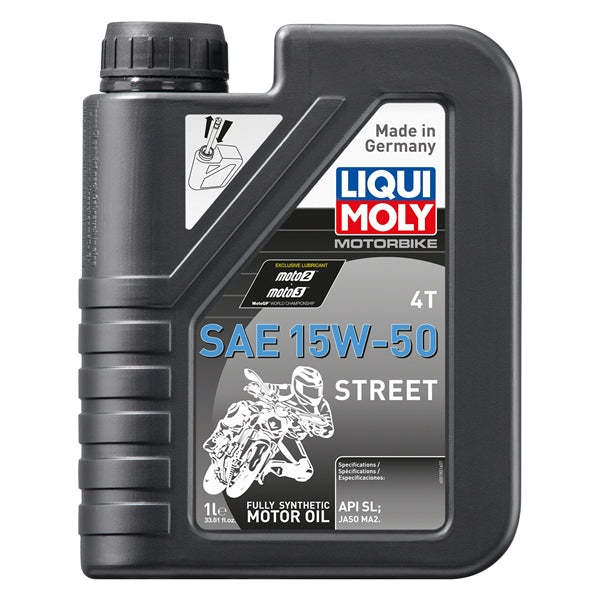 Liqui Moly Huile 4T Synthétique Street 15W50 - RecreaShop