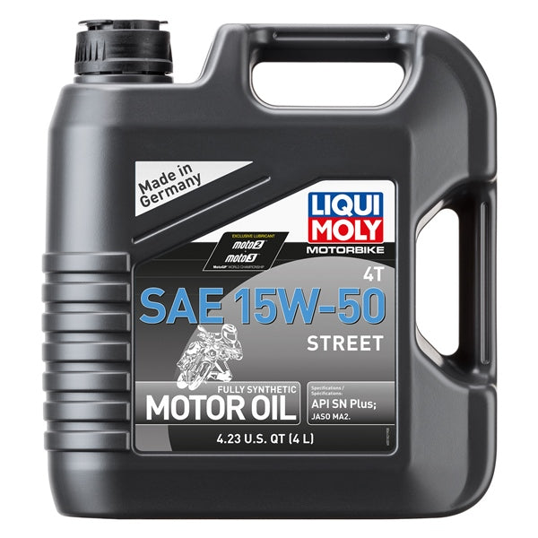 Liqui Moly Huile 4T Synthétique Street 15W50 - RecreaShop