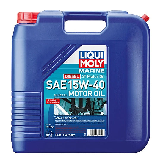 Liqui Moly Huile moteur marine diesel 15W40 15W40 - RecreaShop